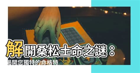 桑鬆土命是什麼